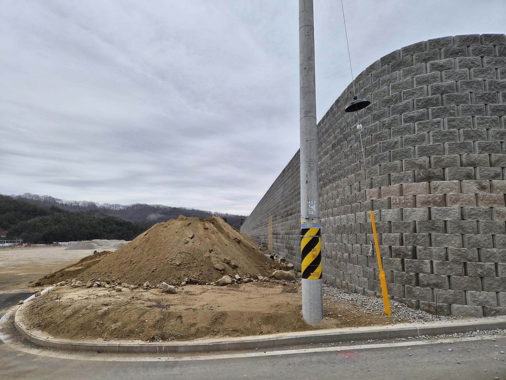 안동 물류센터부지 조성